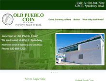 Tablet Screenshot of oldpueblocoin.com